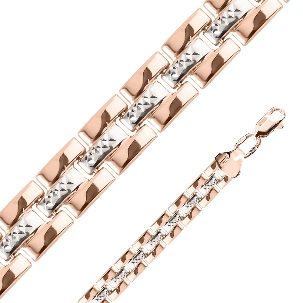 Браслет из комбинированного золота Ювелирное изделие - Браслет из комбинированного золота в магазине Best-Gold 040444