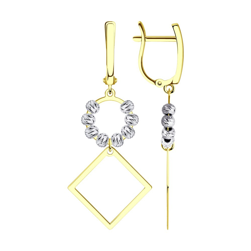 Серьги из жёлтого золота Ювелирное изделие - Серьги из жёлтого золота в магазине Best-Gold 103905