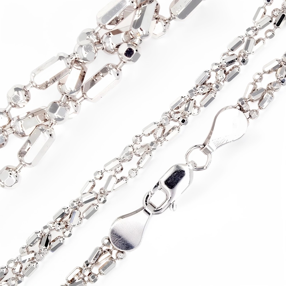 Ювелирное изделие - Браслет из серебра Бочка-точка в магазине Best-Gold 121467