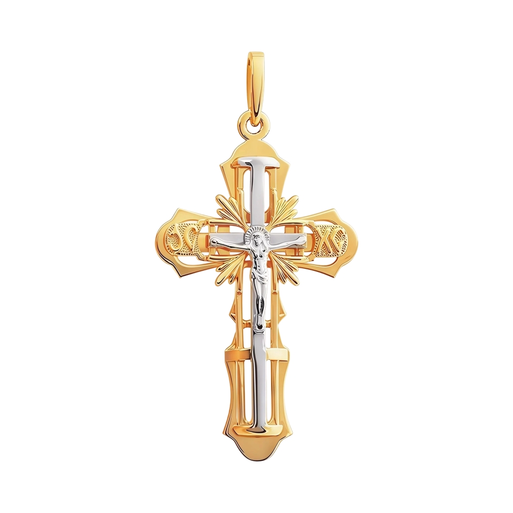 Ювелирное изделие - Крест из красного золота в магазине Best-Gold 155878