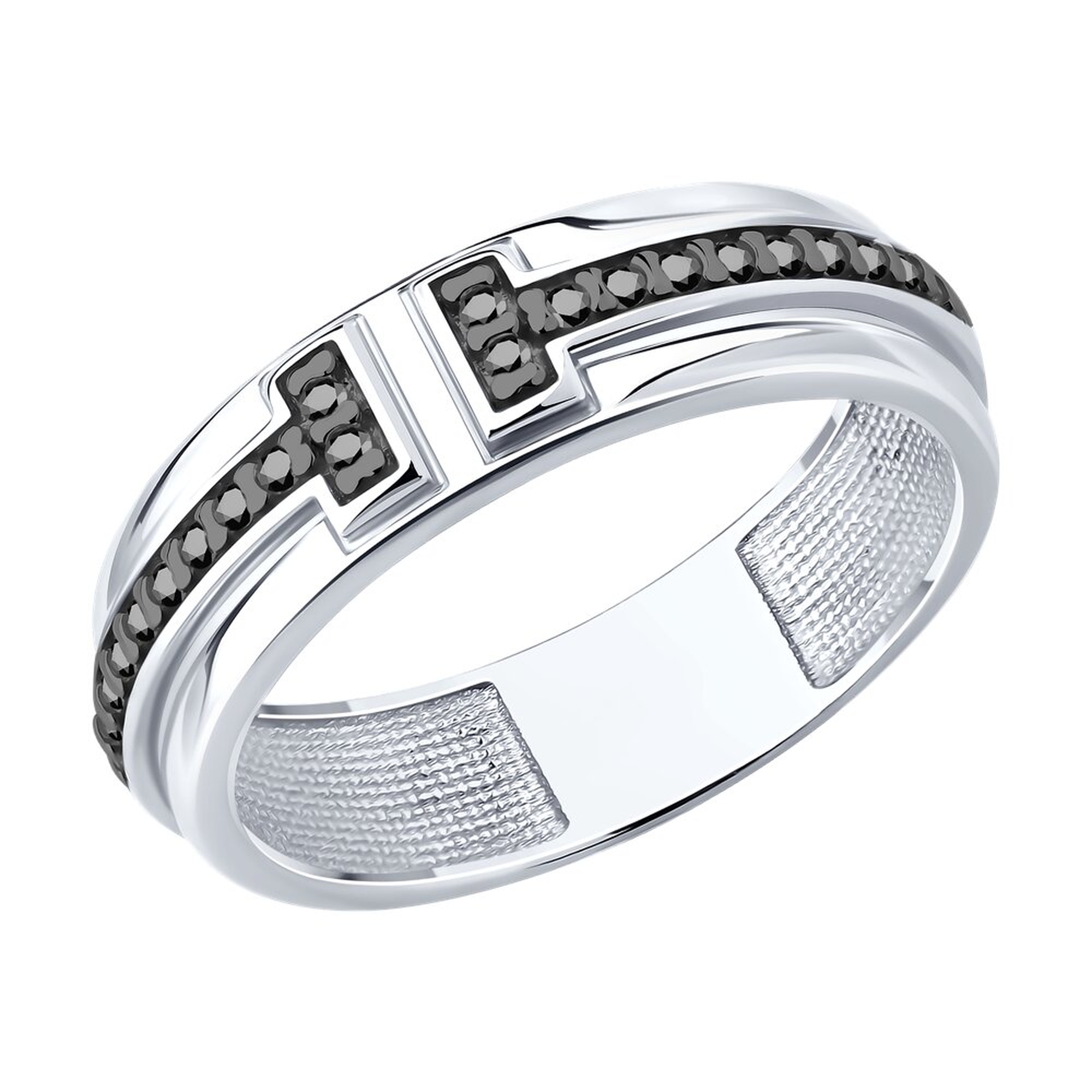 Кольцо из серебра с фианитами Ювелирное изделие - Кольцо из серебра с фианитами в магазине Best-Gold 152908