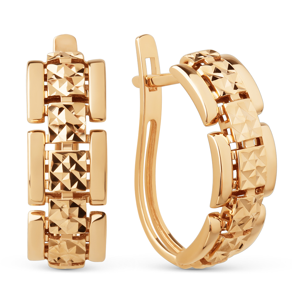 Ювелирное изделие - Серьги из красного золота в магазине Best-Gold 151630