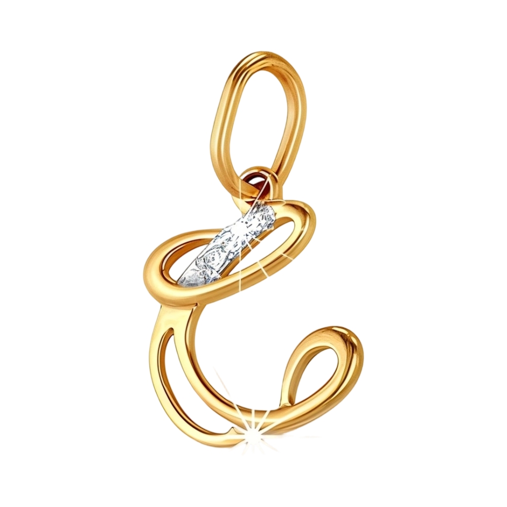 Ювелирное изделие - Подвеска из красного золота с фианитами в магазине Best-Gold 097300