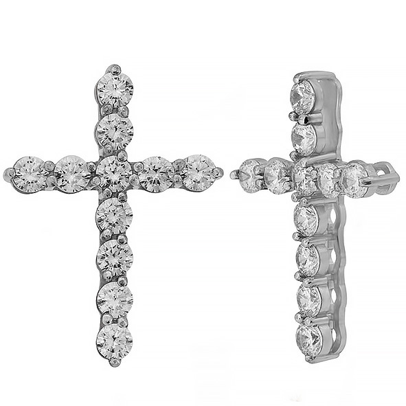 Подвеска из белого золота с бриллиантами Ювелирное изделие - Подвеска из белого золота с бриллиантами в магазине Best-Gold 153616