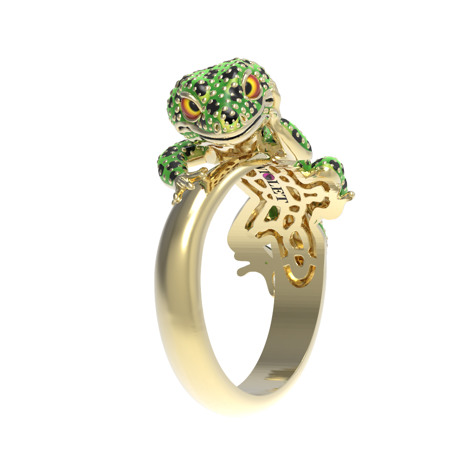 Кольцо из жёлтого золота с рубином Ювелирное изделие - Кольцо из жёлтого золота с рубином в магазине Best-Gold 049445