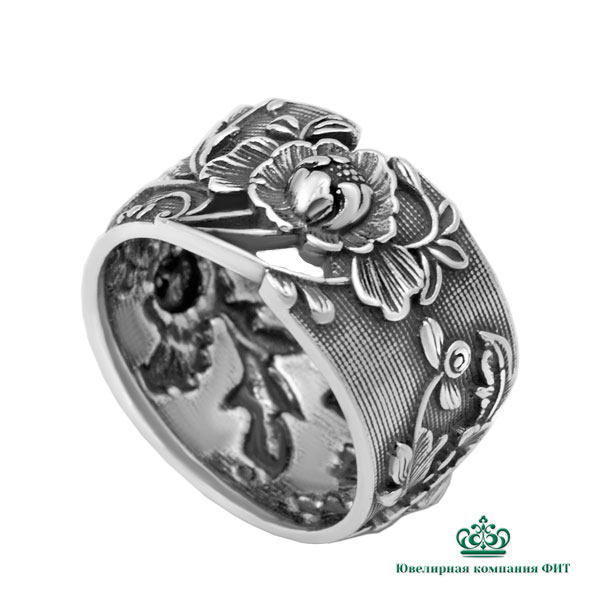 Ювелирное изделие - Кольцо из серебра в магазине Best-Gold 153350