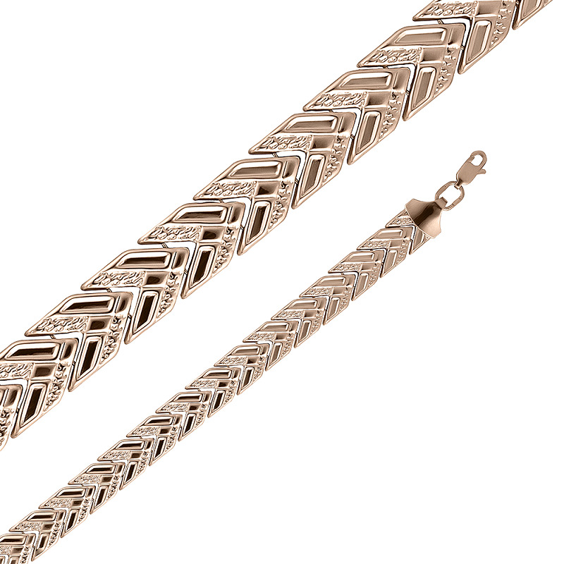 Ювелирное изделие - Браслет из красного золота в магазине Best-Gold 002029