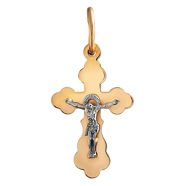 Ювелирное изделие - Крест из красного золота в магазине Best-Gold 131093