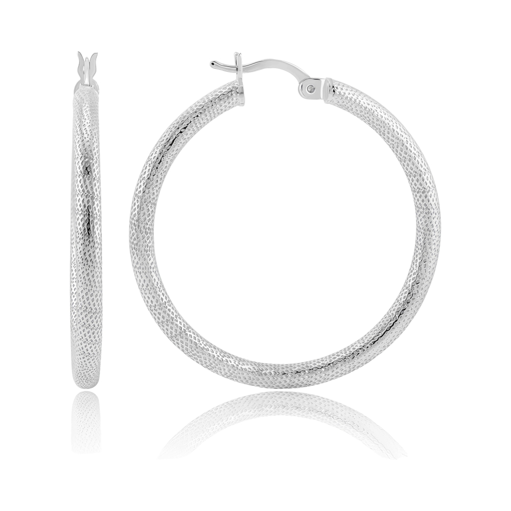 Серьги из белого золота Ювелирное изделие - Серьги из белого золота в магазине Best-Gold 080576