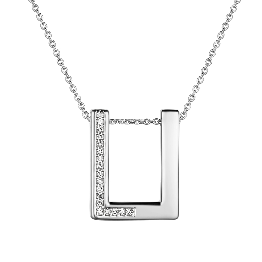 Ювелирное изделие - Колье из белого золота с бриллиантами в магазине Best-Gold 144918