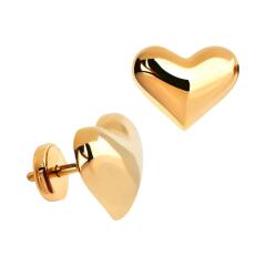 Серьги из красного золота