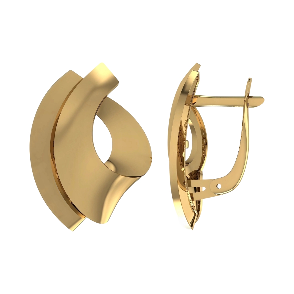 Ювелирное изделие - Серьги из желтого золота в магазине Best-Gold 155962