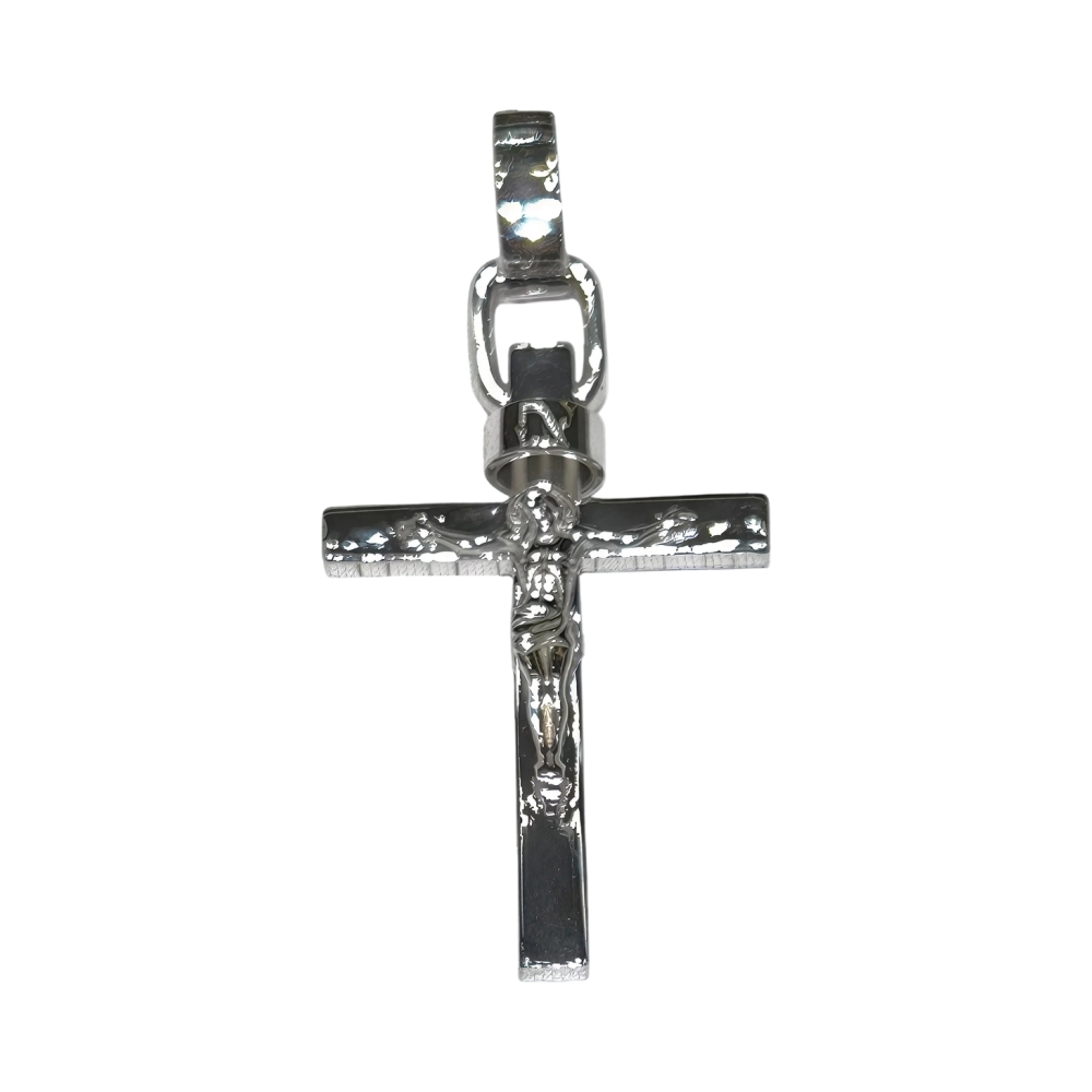 Ювелирное изделие - Крест из белого золота в магазине Best-Gold 122652