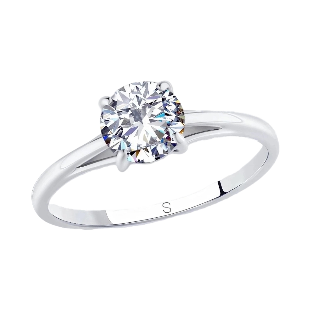 Кольцо из серебра с фианитом Ювелирное изделие - Кольцо из серебра с фианитом в магазине Best-Gold 141207