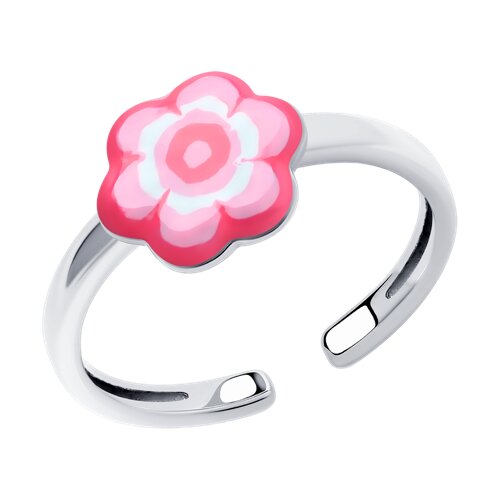 Ювелирное изделие - Кольцо из серебра с эмалью в магазине Best-Gold 032189