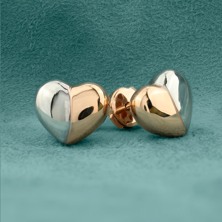 Серьги из красного золота