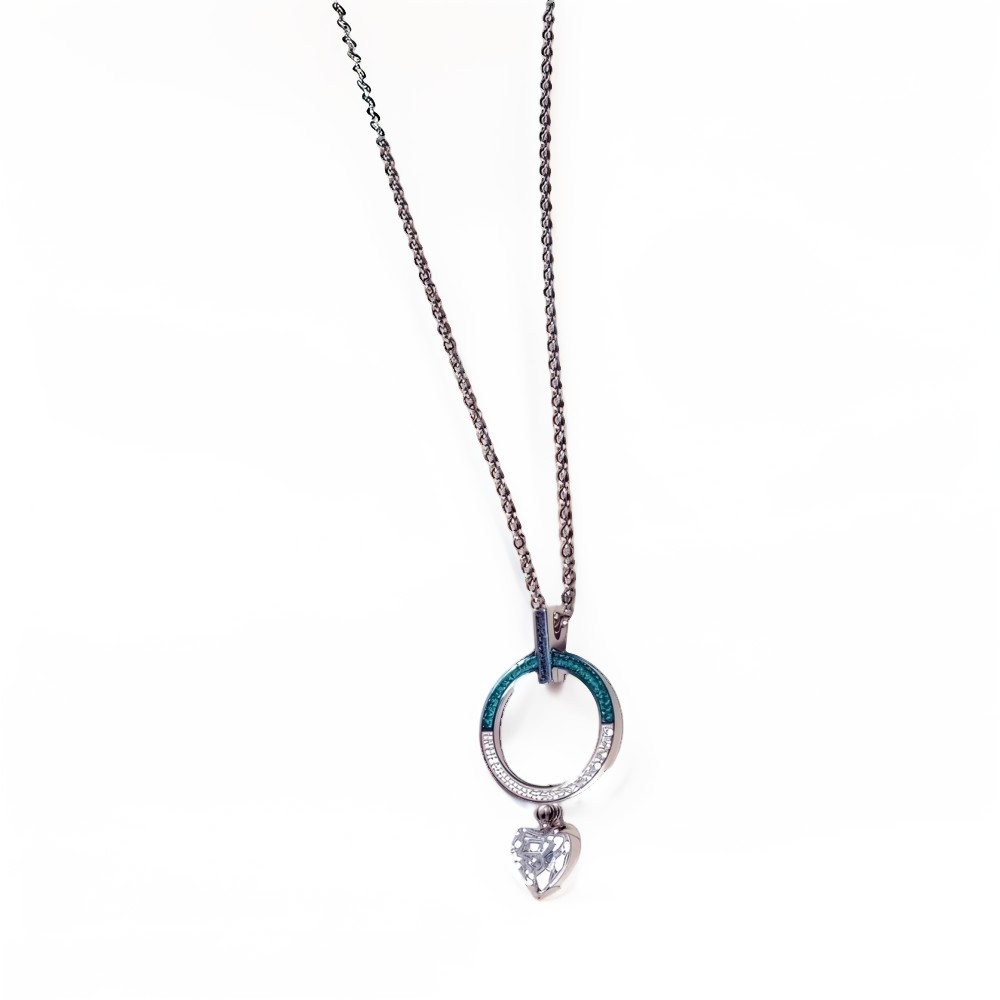 Ювелирное изделие - Колье из ювелирной стали с фианитами в магазине Best-Gold 152693