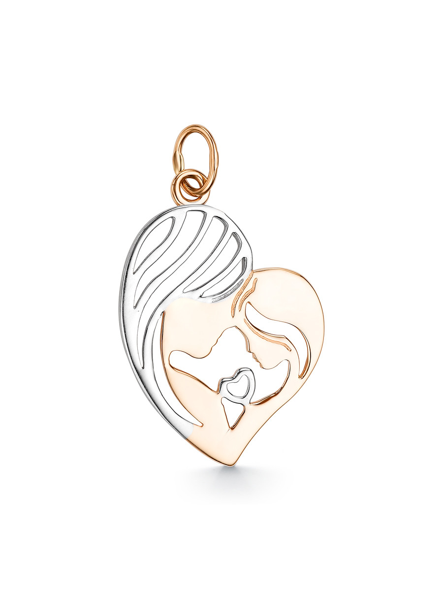 Подвеска из комбинированного золота Ювелирное изделие - Подвеска из комбинированного золота в магазине Best-Gold 097387