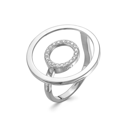 Кольцо из белого золота с бриллиантами Ювелирное изделие - Кольцо из белого золота с бриллиантами в магазине Best-Gold 028703