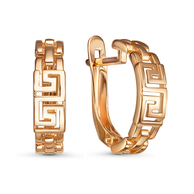 Серьги из красного золота Ювелирное изделие - Серьги из красного золота в магазине Best-Gold 133115