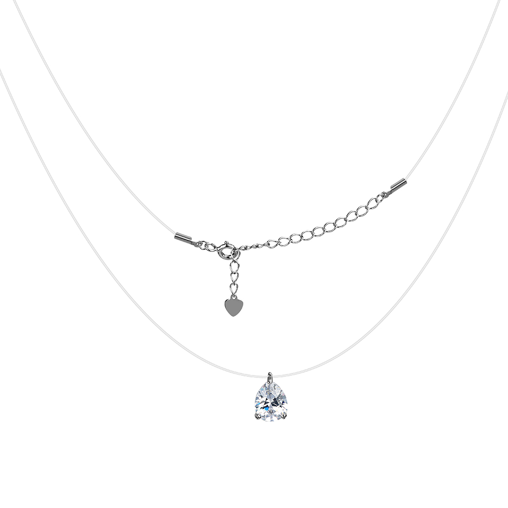 Ювелирное изделие - Колье из серебра с фианитом в магазине Best-Gold 036702