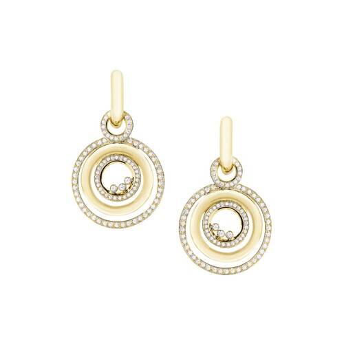 Ювелирное изделие - Серьги из красного золота с фианитами в магазине Best-Gold 059585