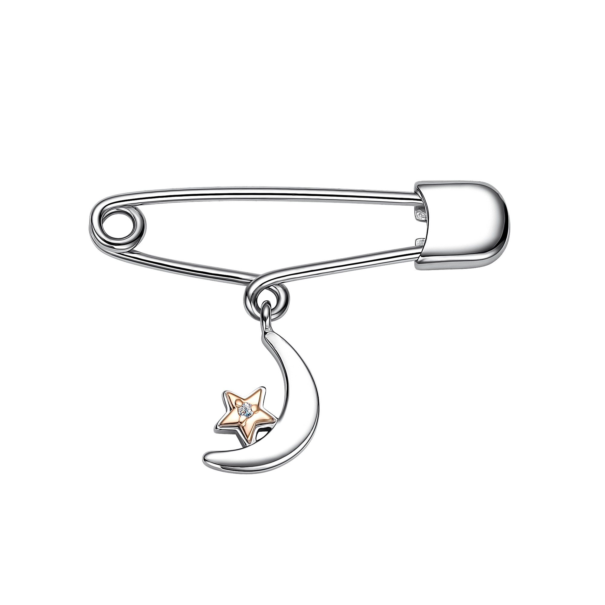 Булавка из серебра с бриллиантом Ювелирное изделие - Булавка из серебра с бриллиантом в магазине Best-Gold 125517