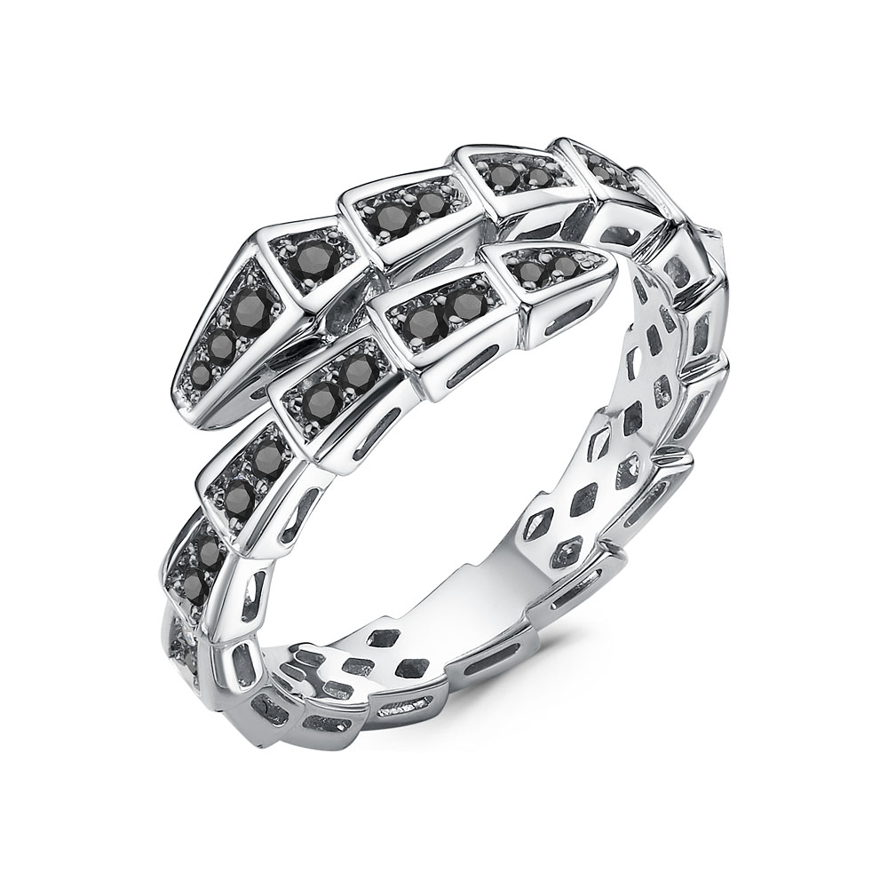 Кольцо из белого золота с бриллиантами Ювелирное изделие - Кольцо из белого золота с бриллиантами в магазине Best-Gold 153861