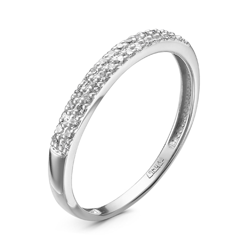 Кольцо из белого золота с бриллиантами Ювелирное изделие - Кольцо из белого золота с бриллиантами в магазине Best-Gold 139866