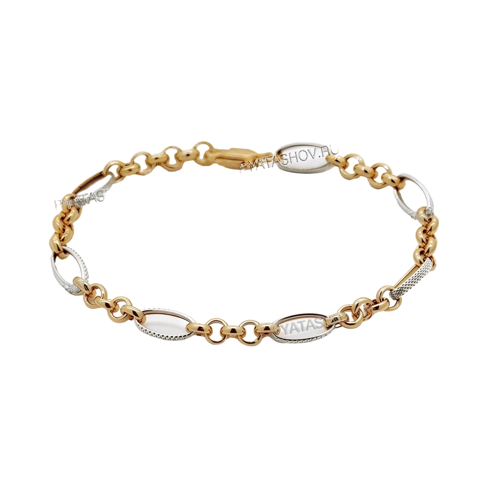 Ювелирное изделие - Колье из комбинированного золота в магазине Best-Gold 070843