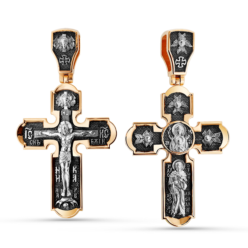 Крест из красного золота Ювелирное изделие - Крест из красного золота в магазине Best-Gold 141800