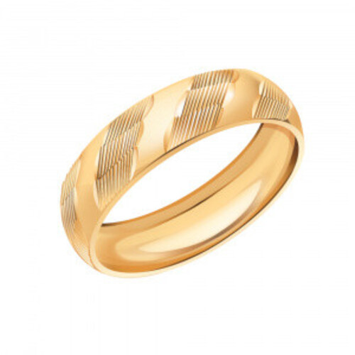 Обручальное кольцо из красного золота Ювелирное изделие - Обручальное кольцо из красного золота в магазине Best-Gold 106257