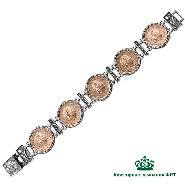 Ювелирное изделие - Браслет из серебра в магазине Best-Gold 156380