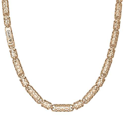 Цепь из красного золота с бриллиантами Ювелирное изделие - Цепь из красного золота с бриллиантами в магазине Best-Gold 132391