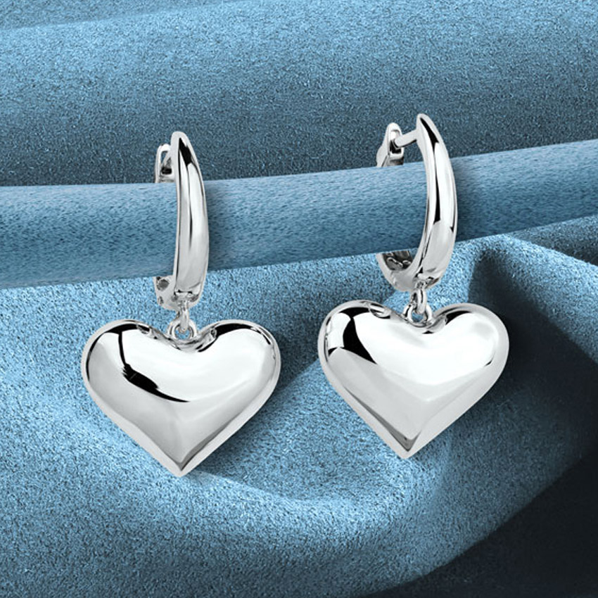 Серьги из белого золота