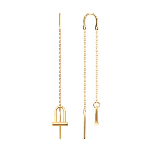 Серьги из красного золота Ювелирное изделие - Серьги из красного золота в магазине Best-Gold 149738