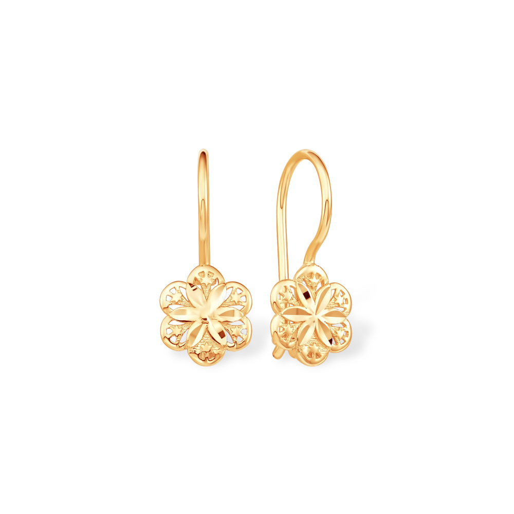 Серьги из красного золота Ювелирное изделие - Серьги из красного золота в магазине Best-Gold 150471