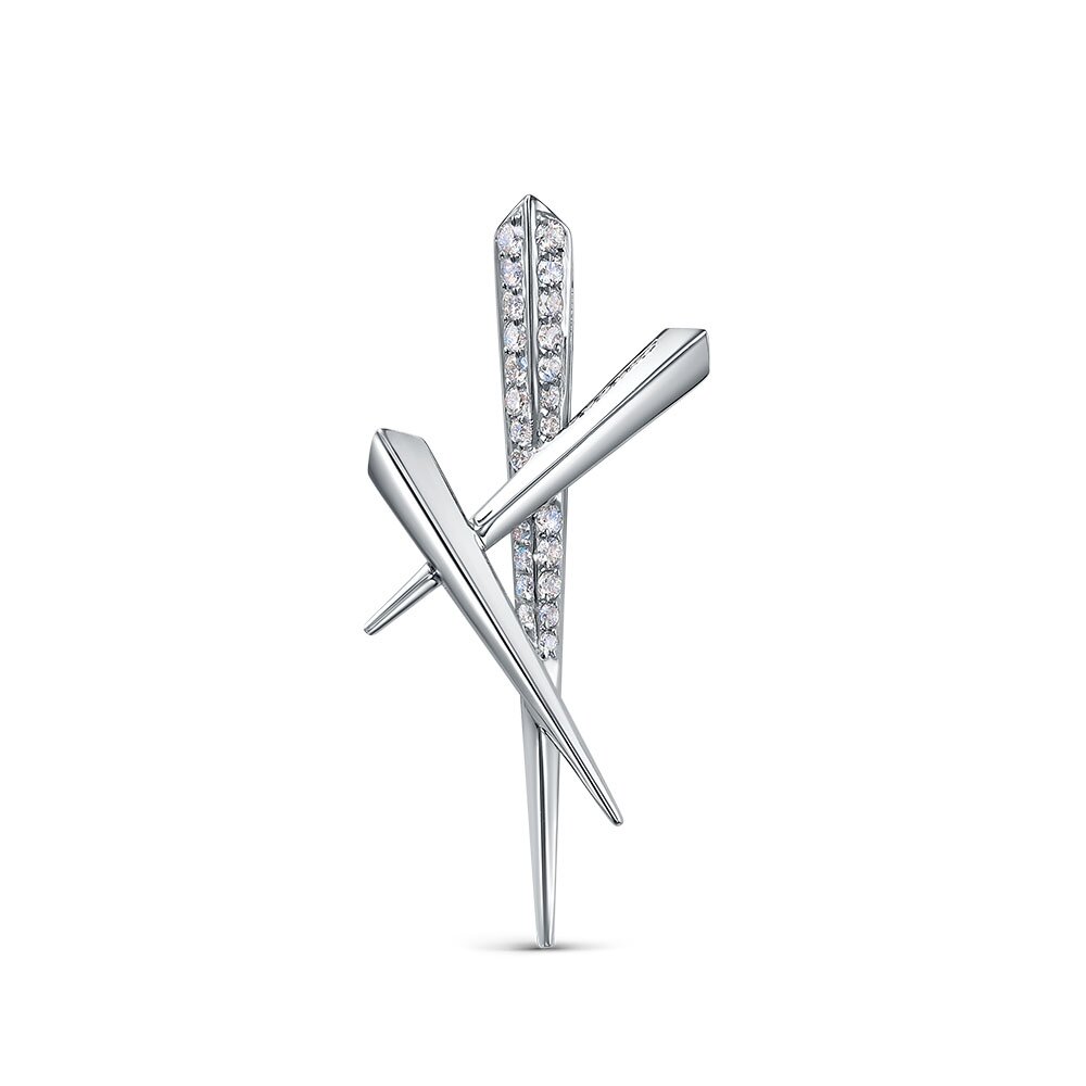 Подвеска из белого золота с бриллиантами Ювелирное изделие - Подвеска из белого золота с бриллиантами в магазине Best-Gold 142060