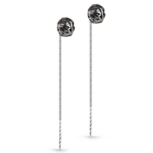 Серьги из серебра Ювелирное изделие - Серьги из серебра в магазине Best-Gold 037181