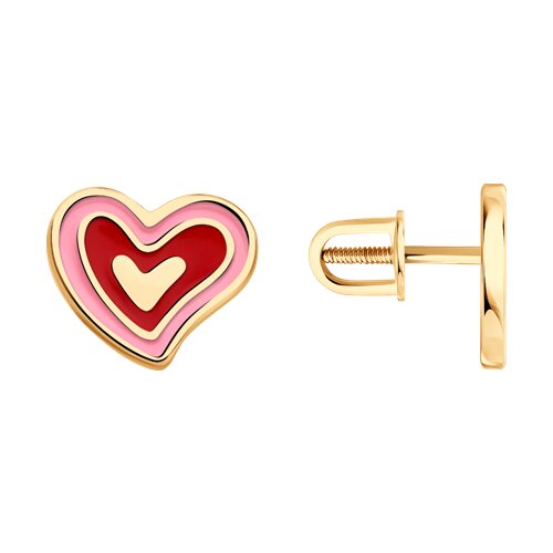 Серьги из серебра с эмалью Ювелирное изделие - Серьги из серебра с эмалью в магазине Best-Gold 152744