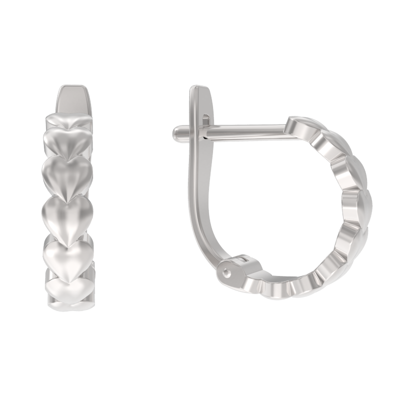 Серьги из серебра Ювелирное изделие - Серьги из серебра в магазине Best-Gold 127008