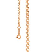 Ювелирное изделие - Цепь из красного золота плетение Ролло в магазине Best-Gold 089830