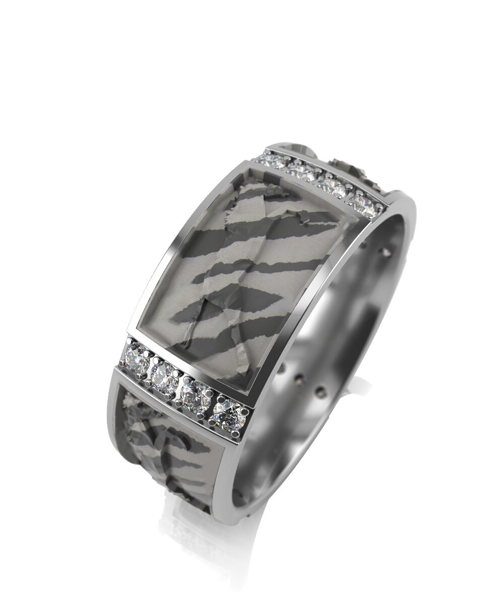 Кольцо в серебре с фианитом Ювелирное изделие - Кольцо в серебре с фианитом в магазине Best-Gold 134602