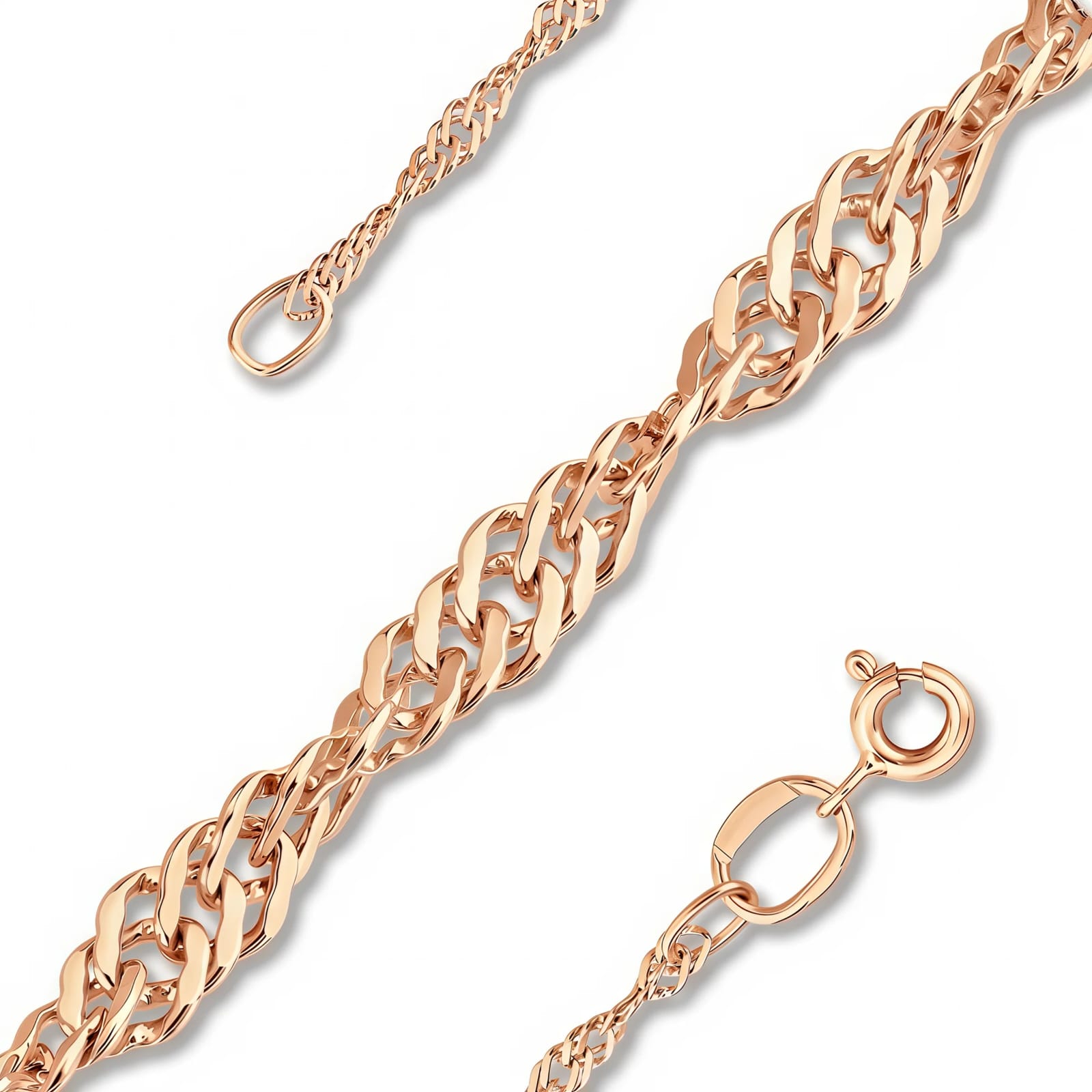 Цепь из красного золота Ювелирное изделие - Цепь из красного золота в магазине Best-Gold 104923