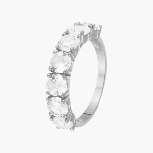 Кольцо из серебра с фианитами Ювелирное изделие - Кольцо из серебра с фианитами в магазине Best-Gold 020090