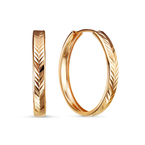Ювелирное изделие - Серьги из красного золота в магазине Best-Gold 028627