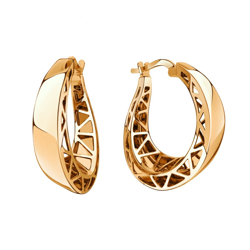 Ювелирное изделие - Серьги из красного золота в магазине Best-Gold 033938