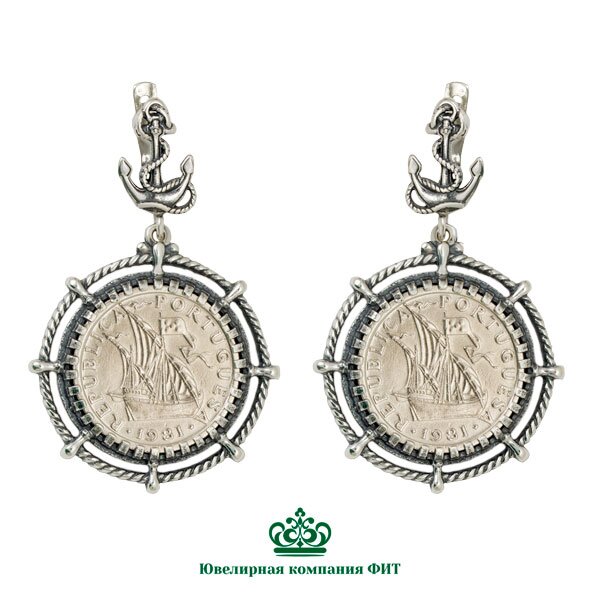 Серьги из серебра Ювелирное изделие - Серьги из серебра в магазине Best-Gold 153304