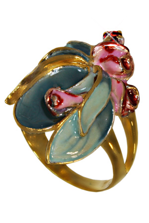 Кольцо из серебра с фианитами Ювелирное изделие - Кольцо из серебра с фианитами в магазине Best-Gold 145038