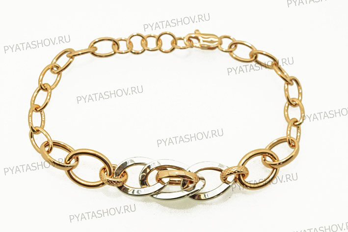 Ювелирное изделие - Колье из комбинированного золота в магазине Best-Gold 124998